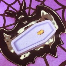 Tiger's Eye Embedded Coffin Bath Fizzy